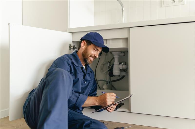Residential plumber providing service in a El Dorado Hills home